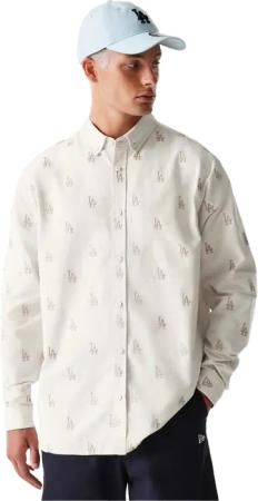 New Era MLB Los Angeles Dodgers Monogram T-shirt Weiß