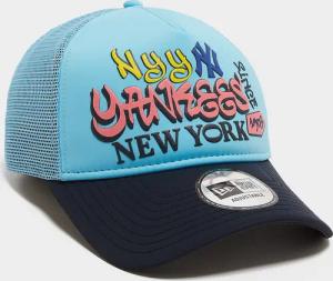 New Era MLB New York Yankees Graffiti Trucker Cap - Damen, Blau