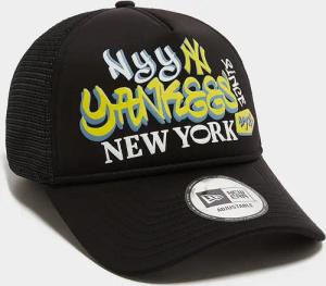 New Era MLB New York Yankees Graffiti Trucker Cap - Damen, Schwarz
