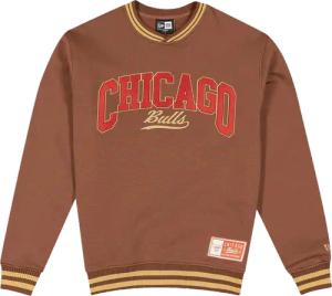 New Era NBA Chicago Bulls Letterman Classic Sweatshirt Braun