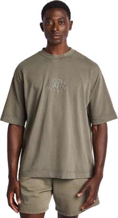 New Era NBA Herren T-Shirts - Grau - Größe L - Baumwoll-Jersey