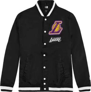 New Era NBA Los Angeles Lakers Logo Varsity Jacke Schwarz