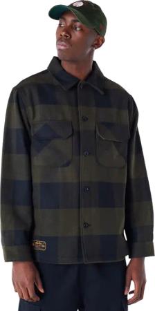New Era Ne Branded Plaid Trainingsjacke Grün
