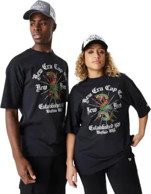 New Era New York Oversized T-shirt Schwarz