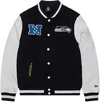 New Era Seattle Seahawks Varsityt Jacke Blau