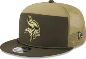 New Era Snapback Cap 9Fifty Split Panel SALUTE Minnesota Vikings