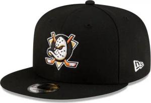 New Era Snapback Cap Anaheim Ducks NHL Injection Schwarz Verstellbare 9Fifty Snapback Cap N (1-St)
