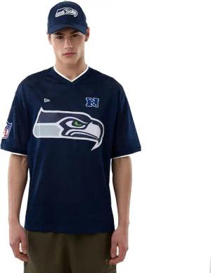 New Era T-Shirt Mesh Oversized NFL Seattle Seahawks Logo