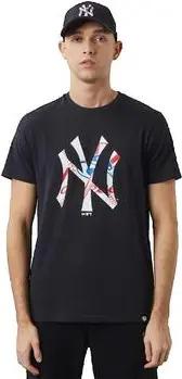 New-Era  T-Shirt T-shirt New Era MLB Double Logo Bleu Marine