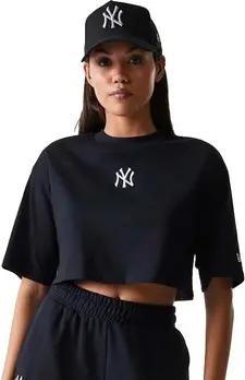 New-Era  T-Shirt Wmns Le Midi Crop Tee Neyyan Blk
