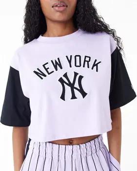 New-Era  T-Shirts & Poloshirts Mlb lifestyle crop tee neyyan