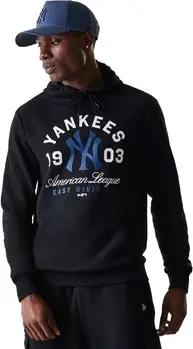 New-Era  Trainingsjacken Mlb Wrdmrk Reg Hoodie Neyyan Blk