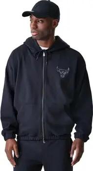 New-Era  Trainingsjacken Nba Linear Fz Hoodie Chibul Blk