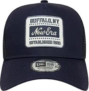 New Era Trucket Patch Cap Blau