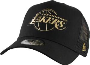 New Era Unisex Trucker Snapback LA Lakers, Schwarz, Verstellbar
