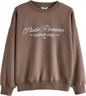 Next Sweater Besticktes Sweatshirt mit Polaroid-Grafik (1-tlg)