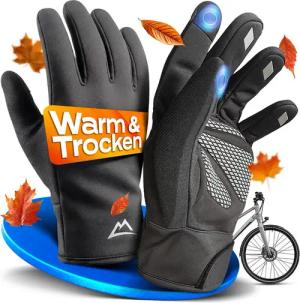 Nextcover Fahrradhandschuhe Nextcover Winter Fahrradhandschuhe Herren & Damen mit ThermoShield 2.0