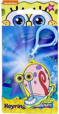 Nickelodeon Schlüsselanhänger Gary Schlüsselanhänger 2D PVC 6cm – SpongeBob Cartoon Mini Anhänger (Set, 1-tlg), Niedlicher Gary Anhänger – perfektes Geschenk für Cartoon-Fans