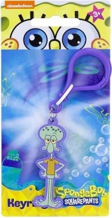 Nickelodeon Schlüsselanhänger Thaddäus Schlüsselanhänger 2D PVC 6cm – SpongeBob Cartoon Anhänger (Set, 1-tlg), Thaddäus Schlüsselanhänger – witziges Accessoire für jeden Rucksack