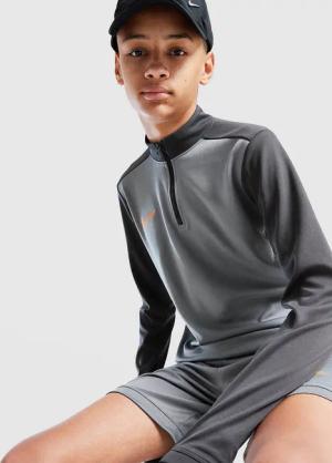Nike Academy 1/4 Zip Top Kinder, Grau