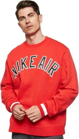 Nike Air Fleece Crew Sweatshirt in Rot