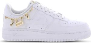 Nike Air Force Damen Sneaker - Weiß - Größe 38.5 - Leder, Textil