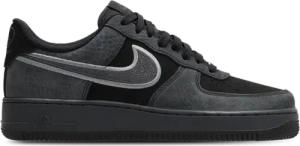 Nike Air Force Herren Sneaker - Schwarz - Größe 42 - Leder