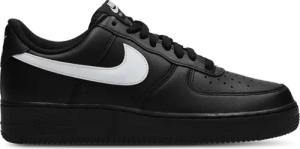Nike Air Force Herren Sneaker - Schwarz - Größe 44.5 - Leder