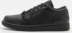 Nike Air Jordan 1 Low Herren-Trainer in Schwarz/Schwarz/Weiß