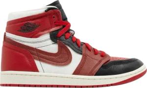 Nike - "Air Jordan 1" Sneaker für Damen, Leder (Blau/Schwarz/Weiß)