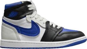 Nike - "Air Jordan 1" Sneaker für Damen, Leder (Weiß/Schwarz/Blau)