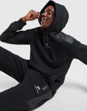 Nike Air Max Fleece Overhead Hoodie - Herren, Schwarz