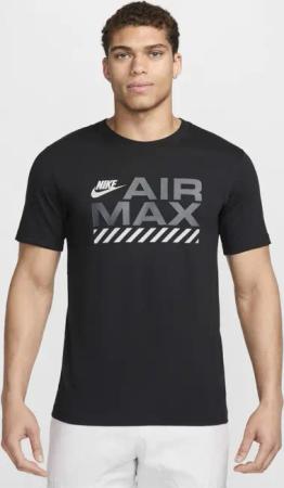 Nike Air Max Graphic Herren T-Shirt in Schwarz