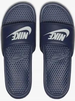 Nike Benassi Slip On Sliders in Midnght Navy