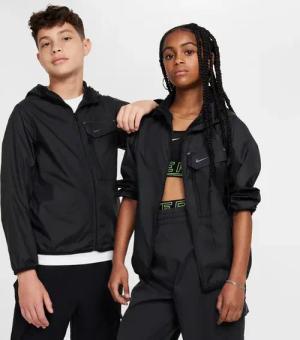 Nike City Utility Kleinkind Jacken - Schwarz - Größe 158 - 170 CM - Poly Woven