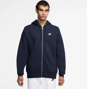Nike Club Bb Full-Zip Sweatjacke Herren in dunkelblau, Größe: L
