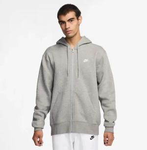 Nike Club Bb Full-Zip Sweatjacke Herren in grau, Größe: L