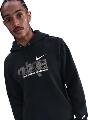 Nike Club Bb Herren Kapuzenpullover - Schwarz - Größe XL - Baumwoll-Fleece