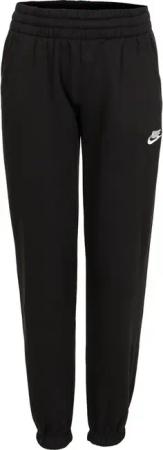 Nike Club Fleece Loose Trainingshose Mädchen-Schwarz,Weiß in schwarz, Größe: S