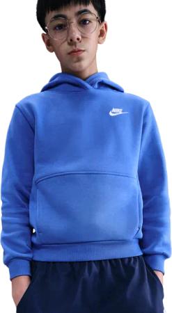 Nike Club Kleinkind Kapuzenpullover - Blau - Größe 122 - 128 CM - Baumwoll-Fleece