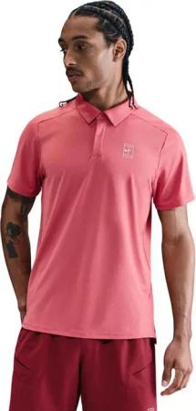 Nike Court Dri-Fit Advantage Polo Herren-Berry in berry, Größe: S