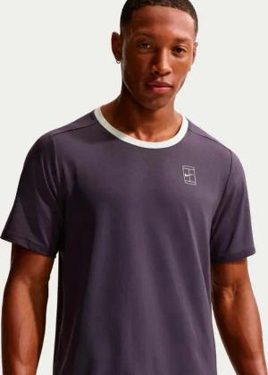 Nike Court Dri-FIT Advantage T-Shirt Herren-lila in lila, Größe: XL
