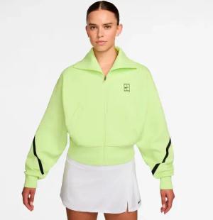 Nike Court Dri-Fit Advantage Trainingsjacke Damen-limette in limette