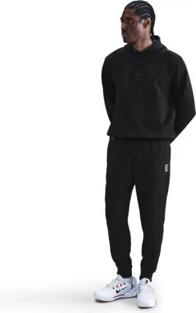 Nike Court Dri-Fit Heritage Fleece Trainingshose Herren in schwarz