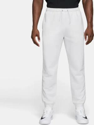 Nike Court Dri-Fit Heritage Fleece Trainingshose Herren in weiß, Größe: L