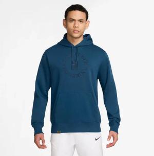 Nike Court Dri-Fit Heritage Hoody Herren-Blaugrau in blaugrau, Größe: M