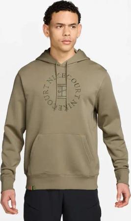 Nike Court Dri-Fit Heritage Hoody Herren in oliv