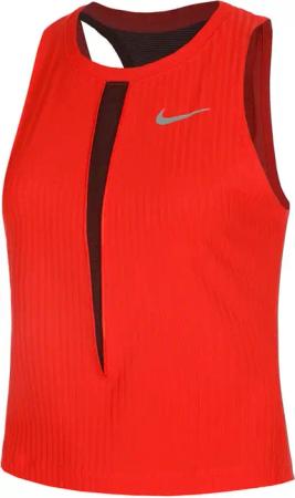 Nike Court Dri-Fit Slam Tank-Top Damen-Rot in rot, Größe: L
