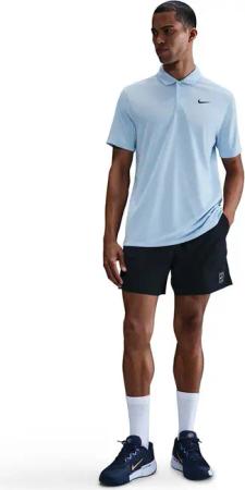 Nike Court Dri-Fit Solid Polo Herren-Hellblau in hellblau