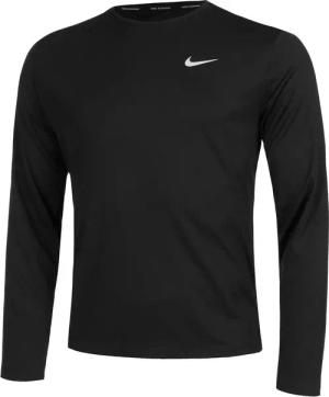 Nike Dri-Fit Miler UV Laufshirt Herren-Schwarz